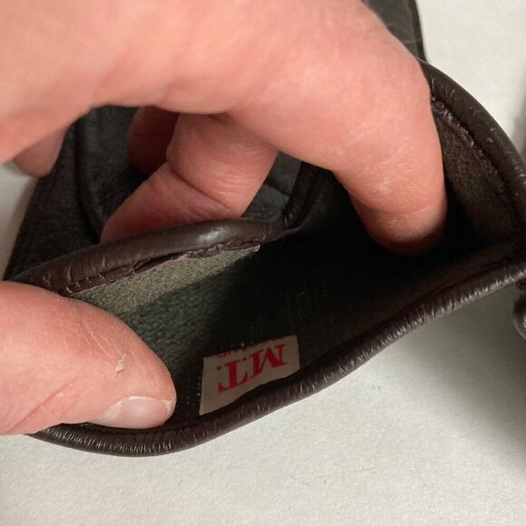 Vintage Lot 2 Pairs European Military Gloves Leather Wool - Picture 7 of 7